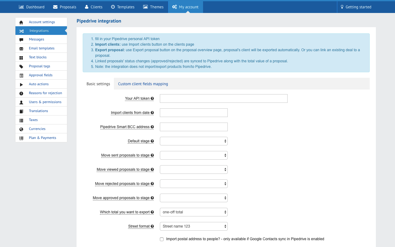 Niftyquoter App Pipedrive Marketplace