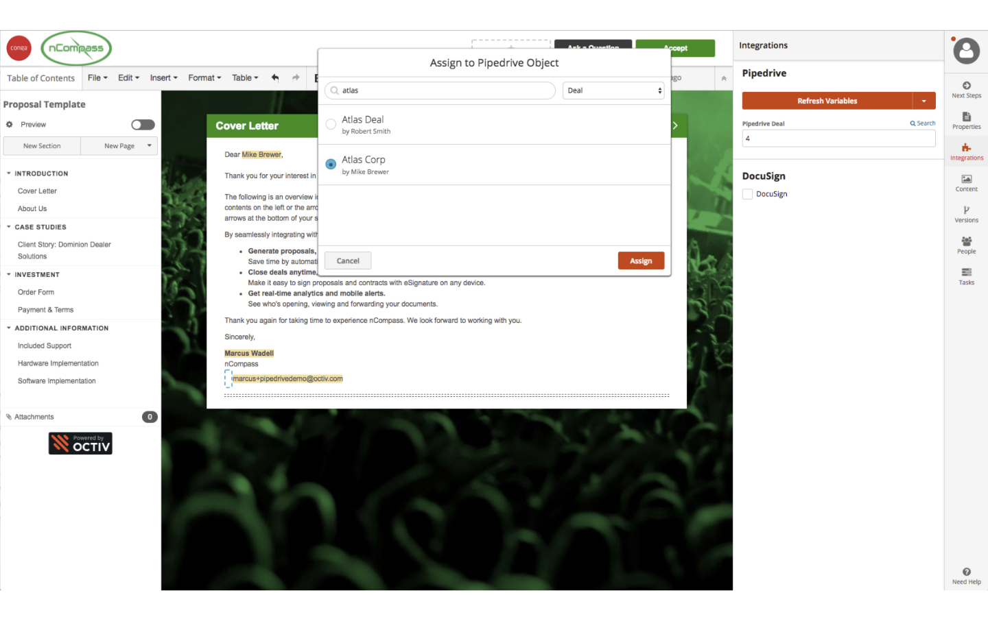 Conga App Conga Integration Pipedrive Marketplace